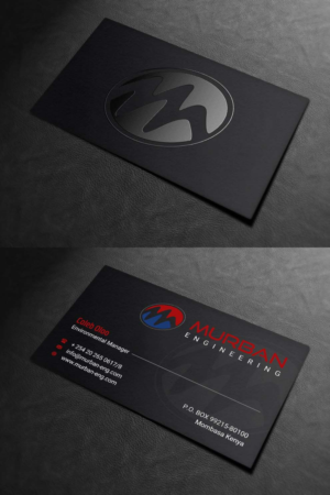 Business Card Design by INDIAN_Ashok for Murban Engineering | Design: #23827454