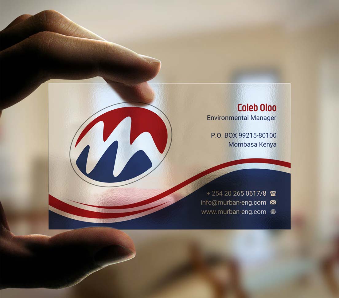 Business Card Design by INDIAN_Ashok for Murban Engineering | Design #23827464