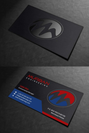 Business Card Design by INDIAN_Ashok for Murban Engineering | Design: #23827467