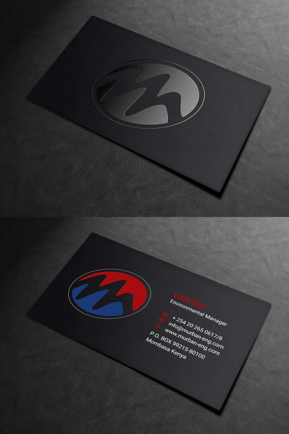 Business Card Design by INDIAN_Ashok for Murban Engineering | Design #23827469