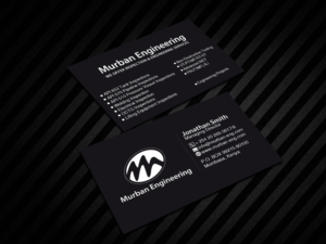 Business Card Design by Creations Box 2015 for Murban Engineering | Design: #23831238