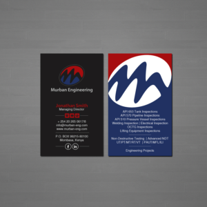 Business Card Design by Creations Box 2015 for Murban Engineering | Design: #23833874