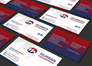 Business Card Design by Creations Box 2015 for Murban Engineering | Design: #23833887