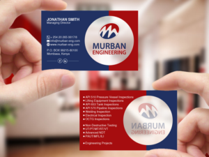 Business Card Design by Creations Box 2015 for Murban Engineering | Design: #23837823