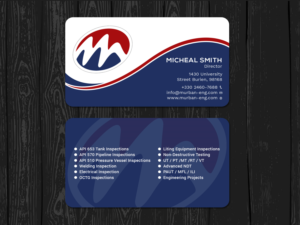 Business Card Design by Tripti Ranjan Gain for Murban Engineering | Design: #23827191