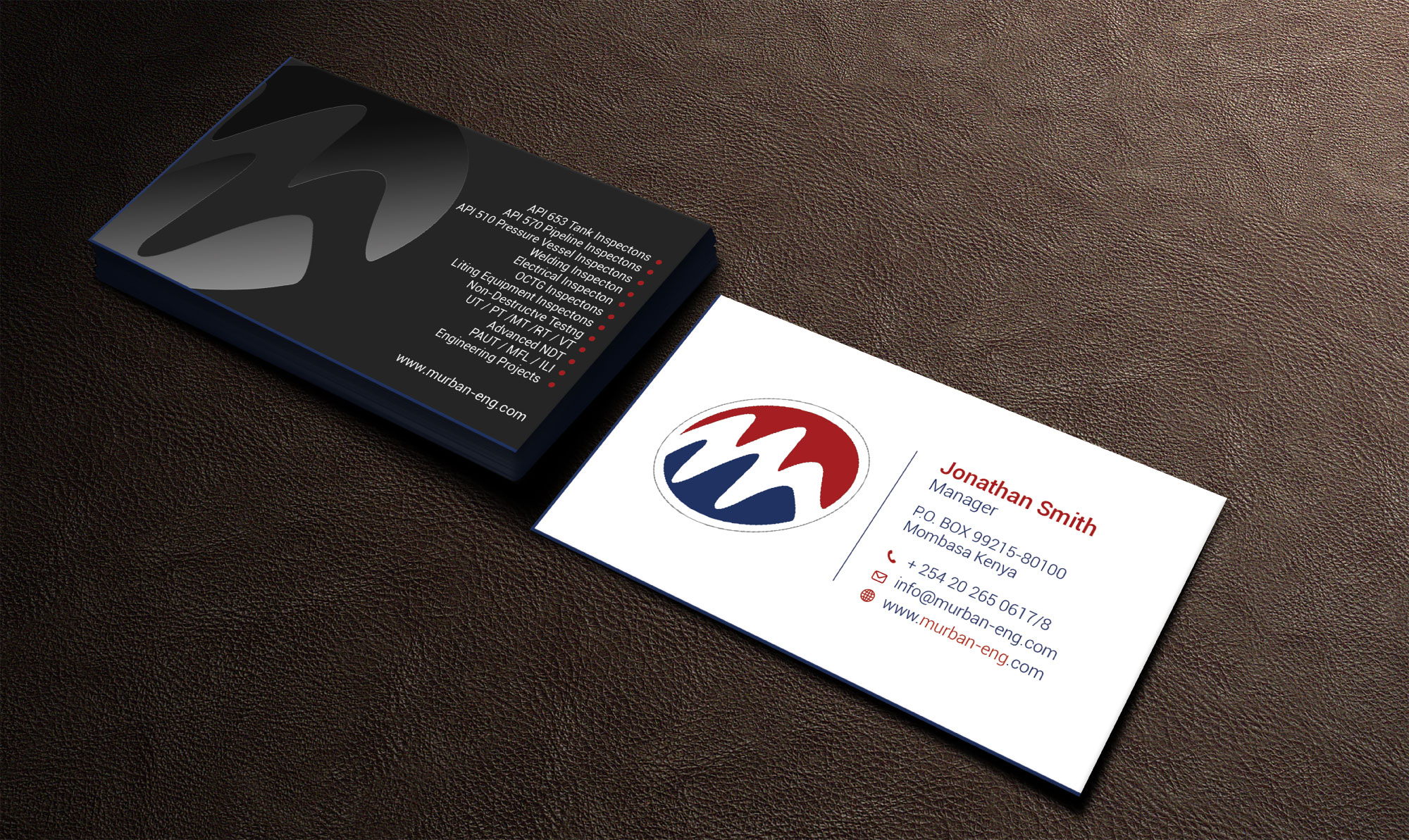 Business Card Design by Imagine design000 for Murban Engineering | Design #23830694