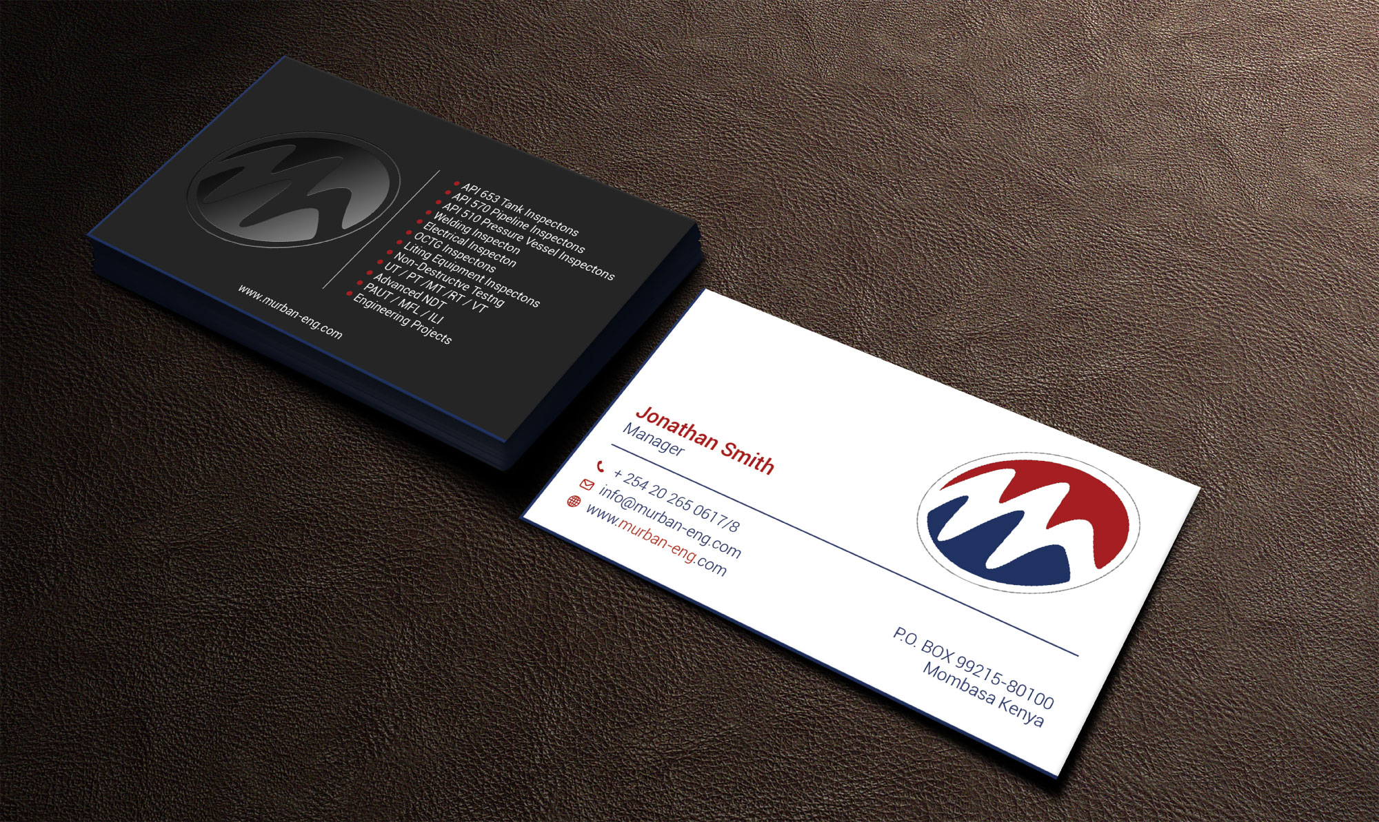 Business Card Design by Imagine design000 for Murban Engineering | Design #23830696