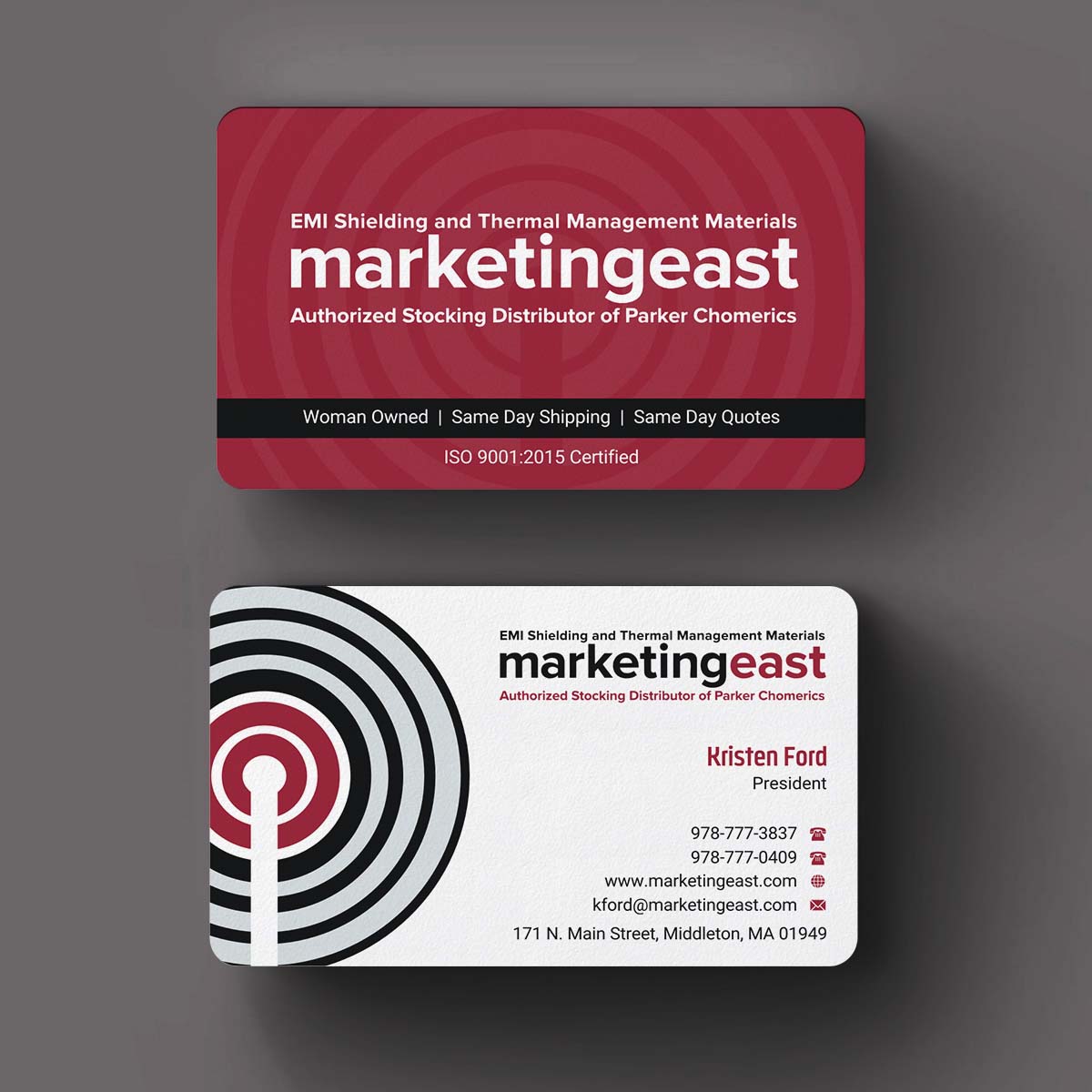 Business Card Design by INDIAN_Ashok for Marketing East | Design #23836349