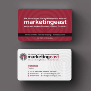 Visitenkarten-Design von INDIAN_Ashok für Marketing East | Design: #23836351