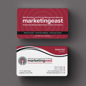 Visitenkarten-Design von INDIAN_Ashok für Marketing East | Design: #23836353