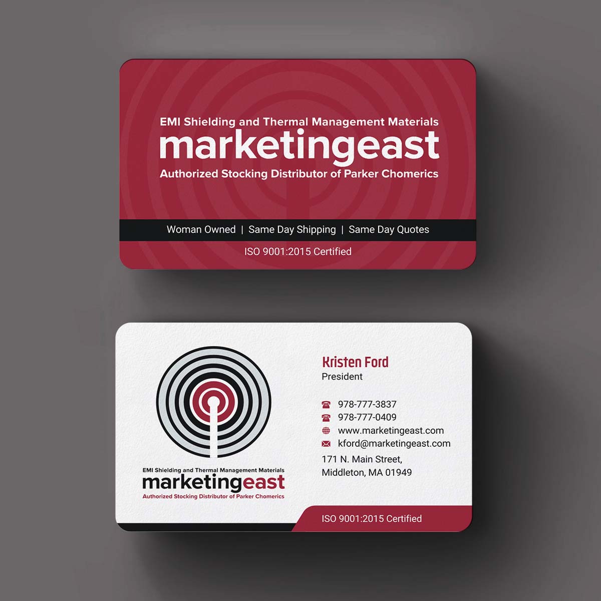 Business Card Design by INDIAN_Ashok for Marketing East | Design #23836359