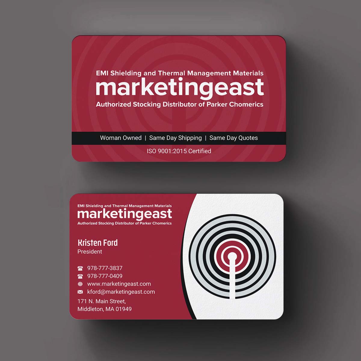 Business Card Design by INDIAN_Ashok for Marketing East | Design #23836360
