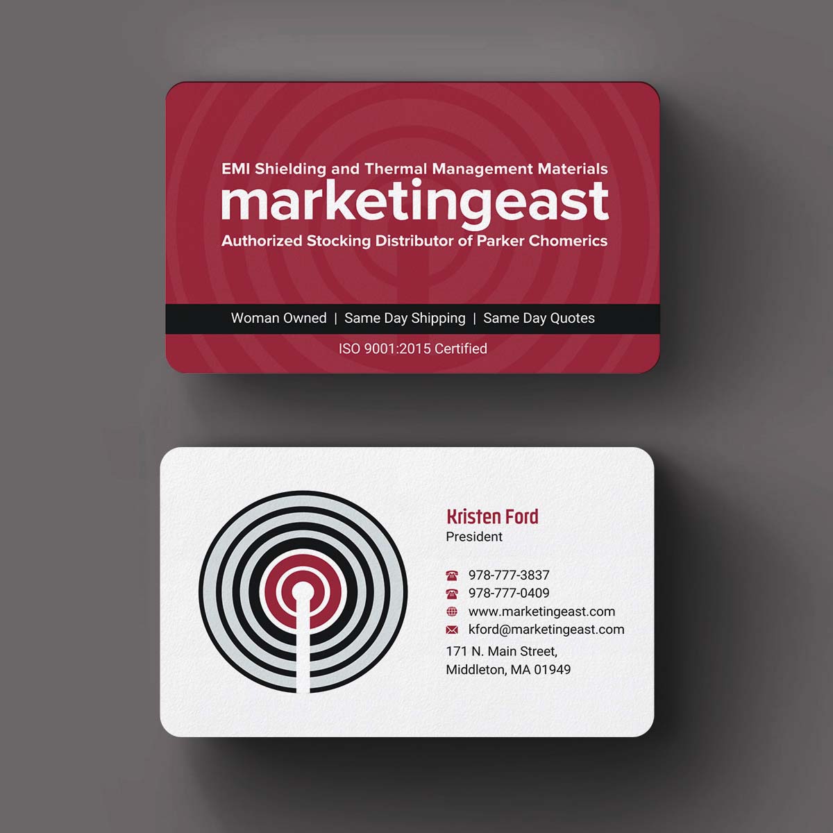 Business Card Design by INDIAN_Ashok for Marketing East | Design #23836361