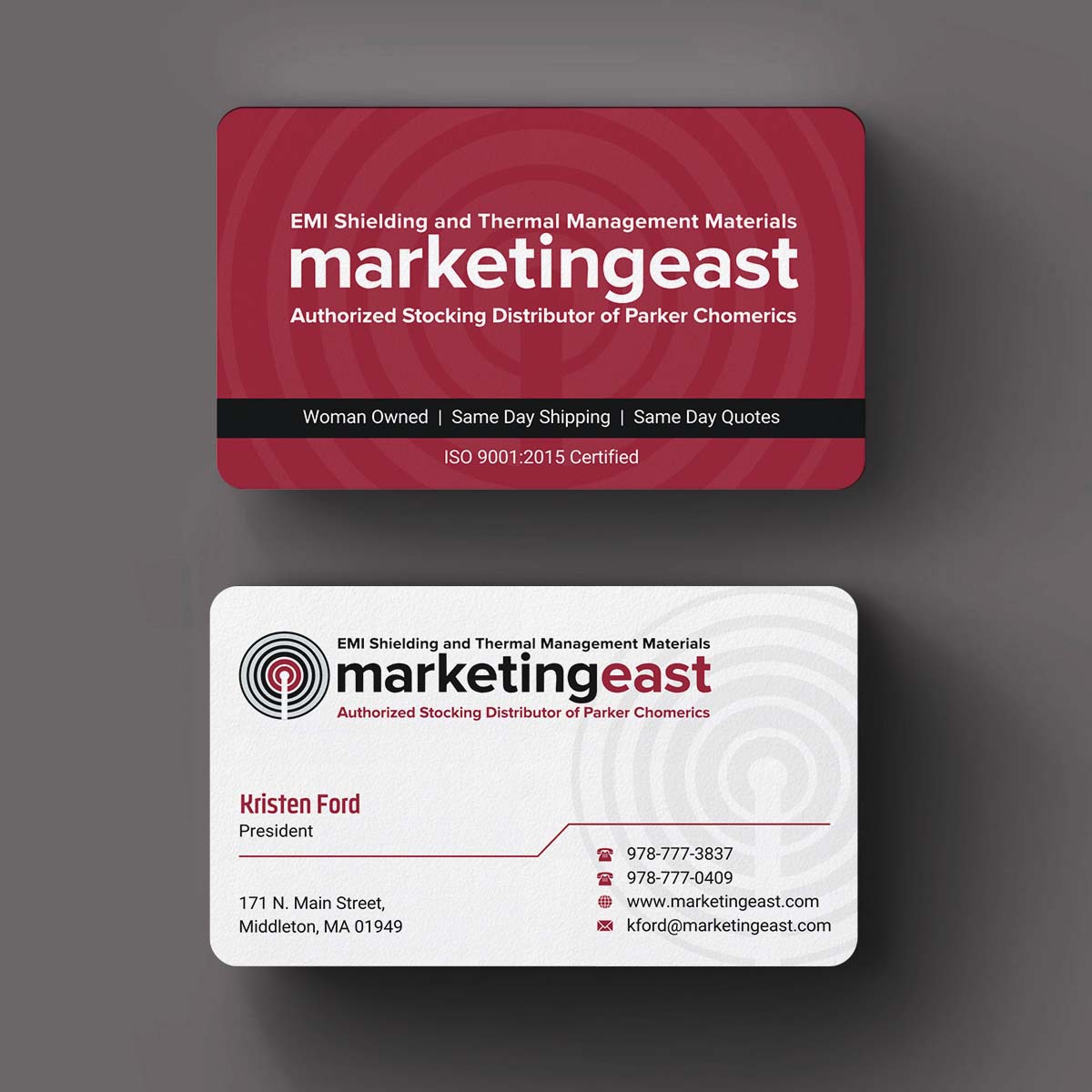 Business Card Design by INDIAN_Ashok for Marketing East | Design #23836362