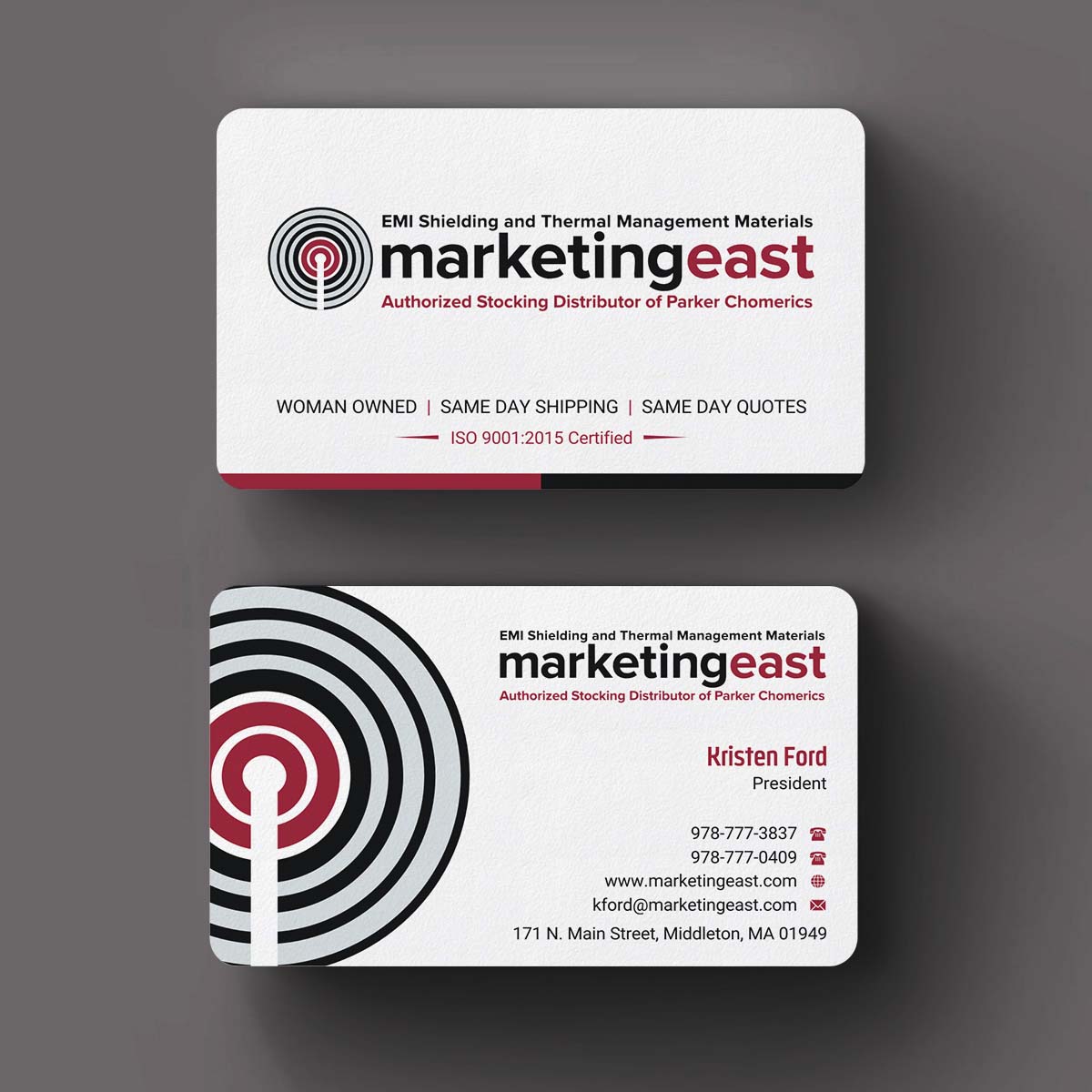 Business Card Design by INDIAN_Ashok for Marketing East | Design #23836363