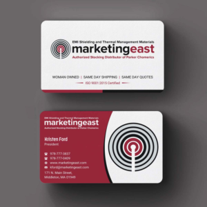 Visitenkarten-Design von INDIAN_Ashok für Marketing East | Design: #23836367