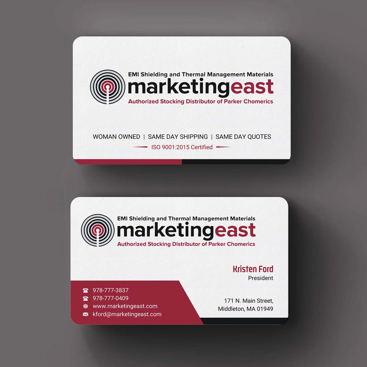 Business Card Design by INDIAN_Ashok for Marketing East | Design #23836368