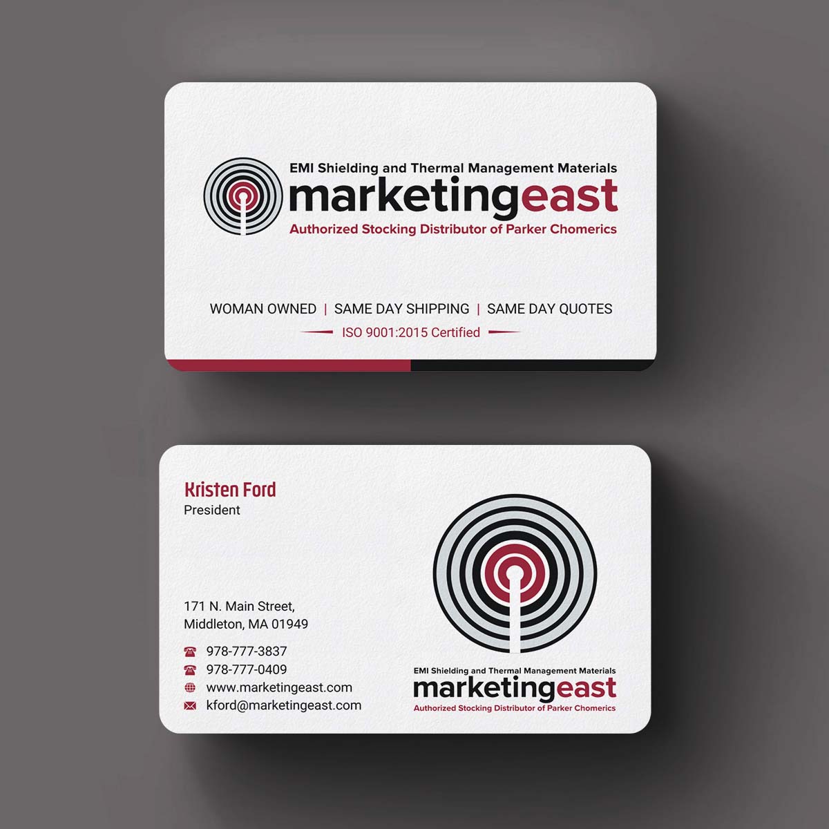 Business Card Design by INDIAN_Ashok for Marketing East | Design #23836369
