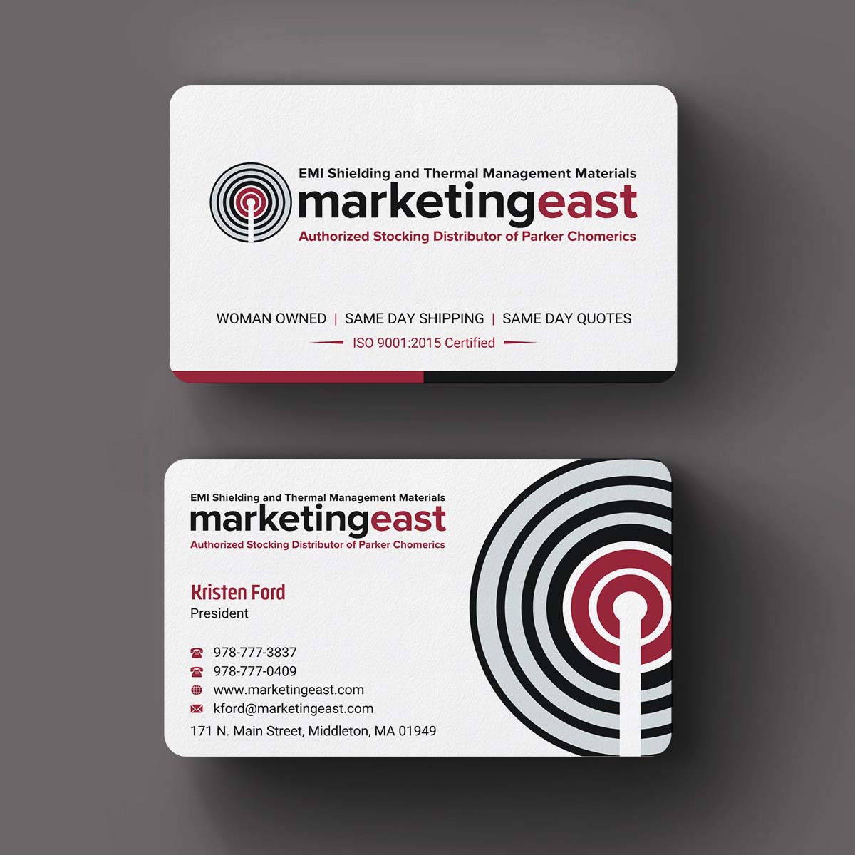 Business Card Design by INDIAN_Ashok for Marketing East | Design #23836370