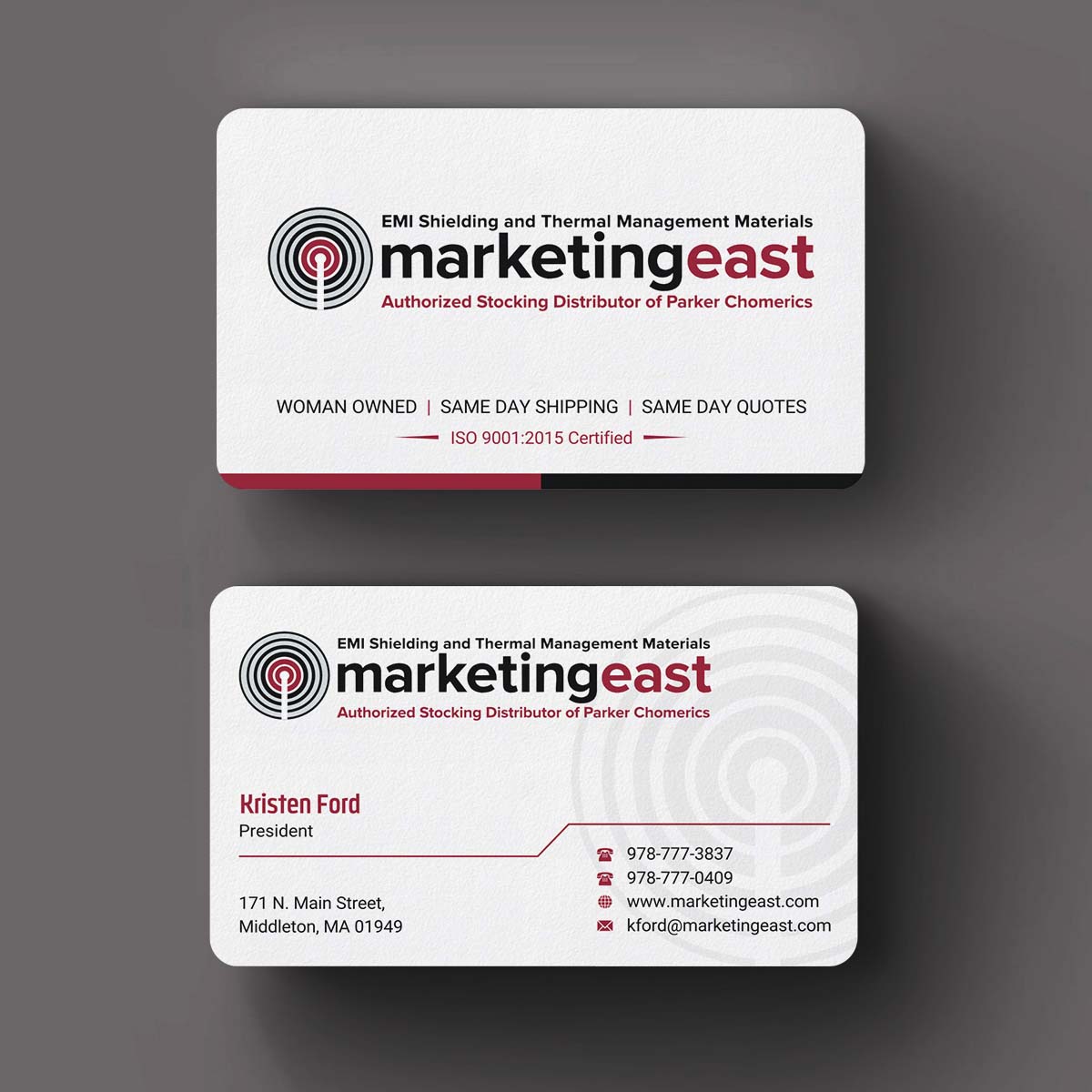 Business Card Design by INDIAN_Ashok for Marketing East | Design #23836372