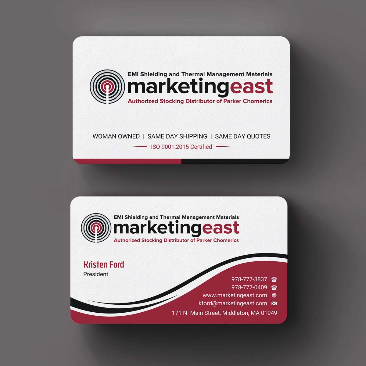 Business Card Design by INDIAN_Ashok for Marketing East | Design #23836373