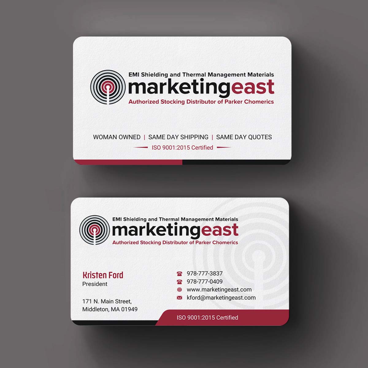 Business Card Design by INDIAN_Ashok for Marketing East | Design #23836374