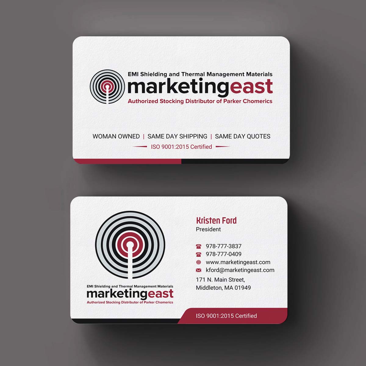 Business Card Design by INDIAN_Ashok for Marketing East | Design #23836375