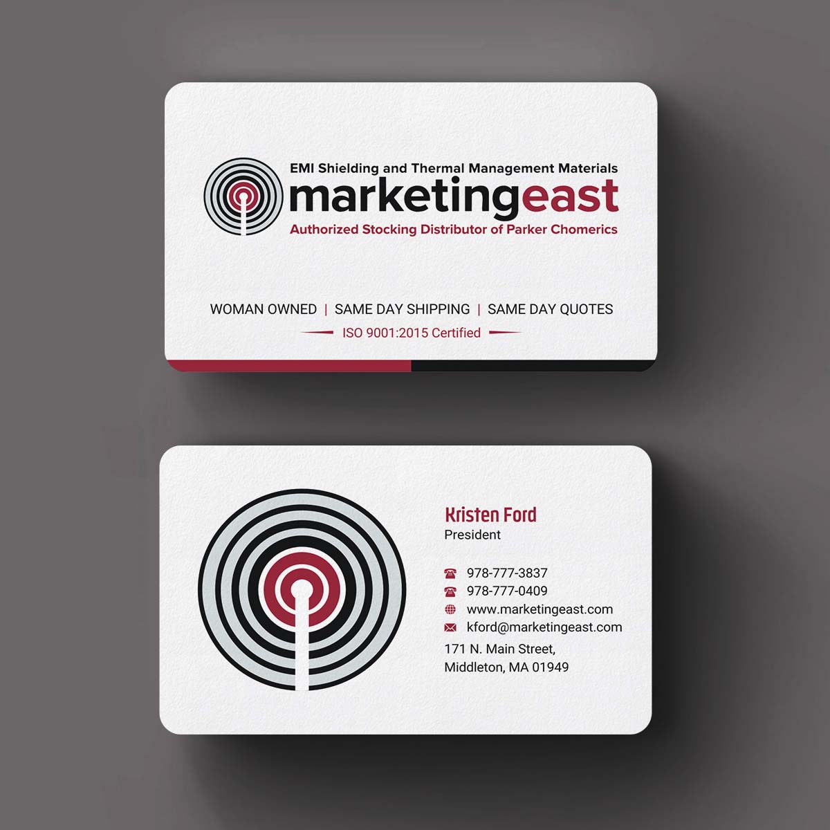 Design de Carte de Visite par INDIAN_Ashok pour Marketing East | Design #23836378