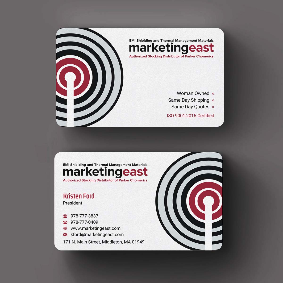 Business Card Design by INDIAN_Ashok for Marketing East | Design #23836380