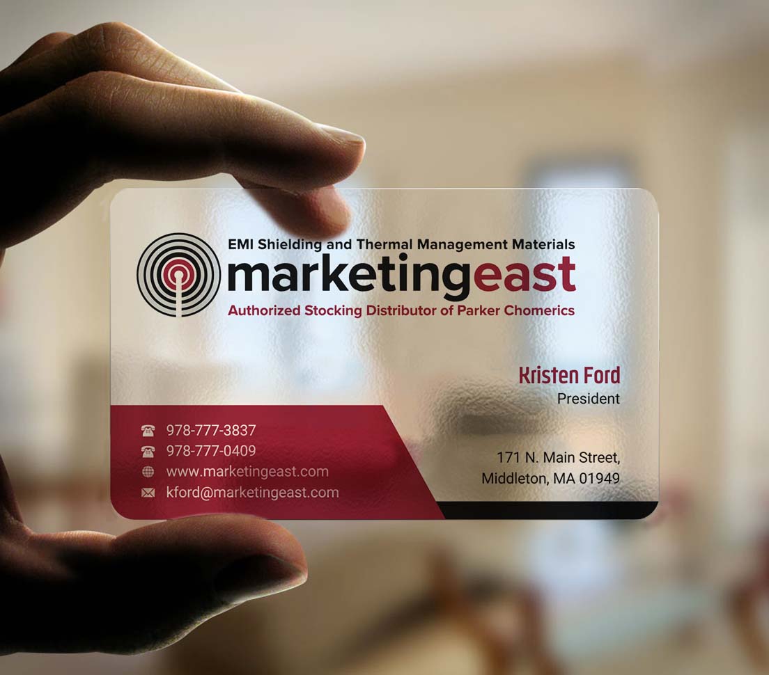 Business Card Design by INDIAN_Ashok for Marketing East | Design #23836383