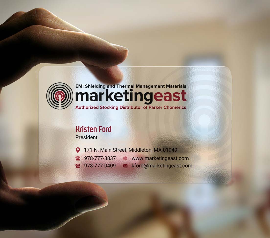 Business Card Design by INDIAN_Ashok for Marketing East | Design #23836384