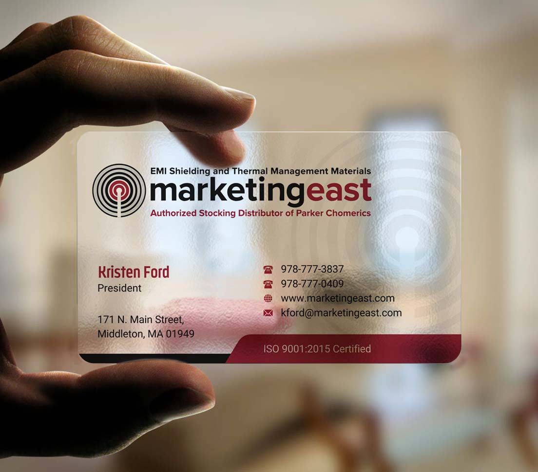 Business Card Design by INDIAN_Ashok for Marketing East | Design #23836388