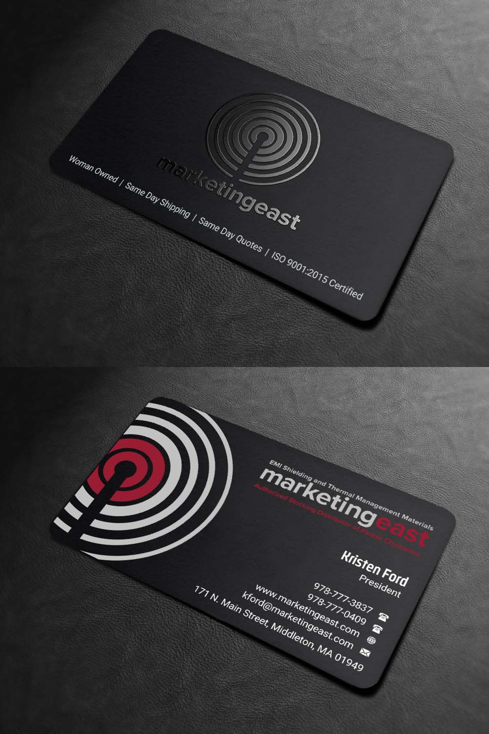 Visitenkarten-Design von INDIAN_Ashok für Marketing East | Design #23836394