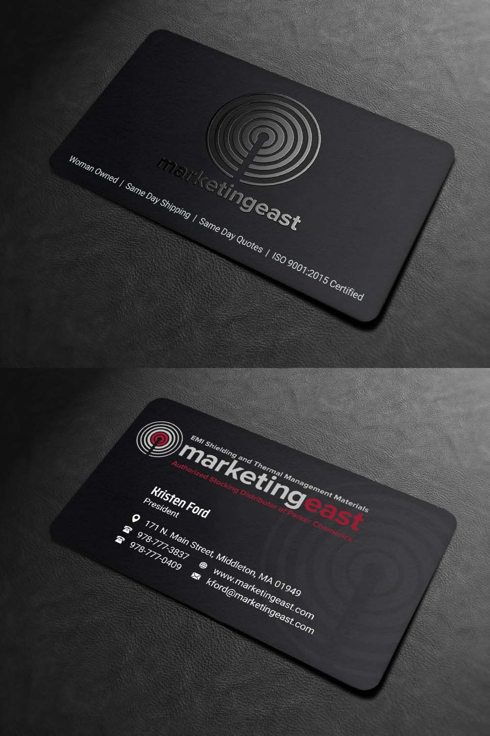 Business Card Design by INDIAN_Ashok for Marketing East | Design #23836398