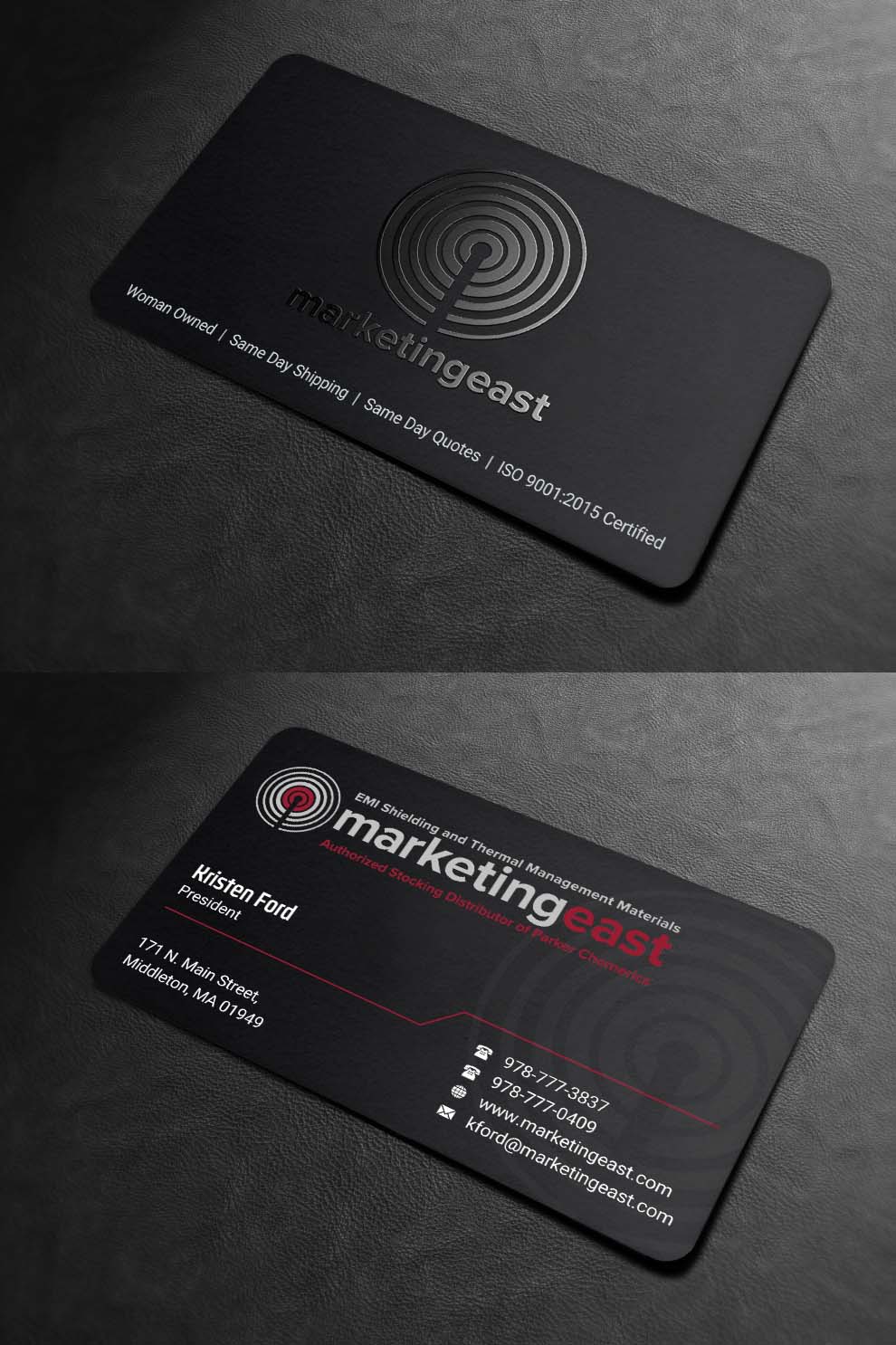 Visitenkarten-Design von INDIAN_Ashok für Marketing East | Design #23836401