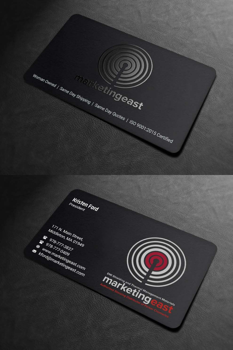 Business Card Design by INDIAN_Ashok for Marketing East | Design #23836406