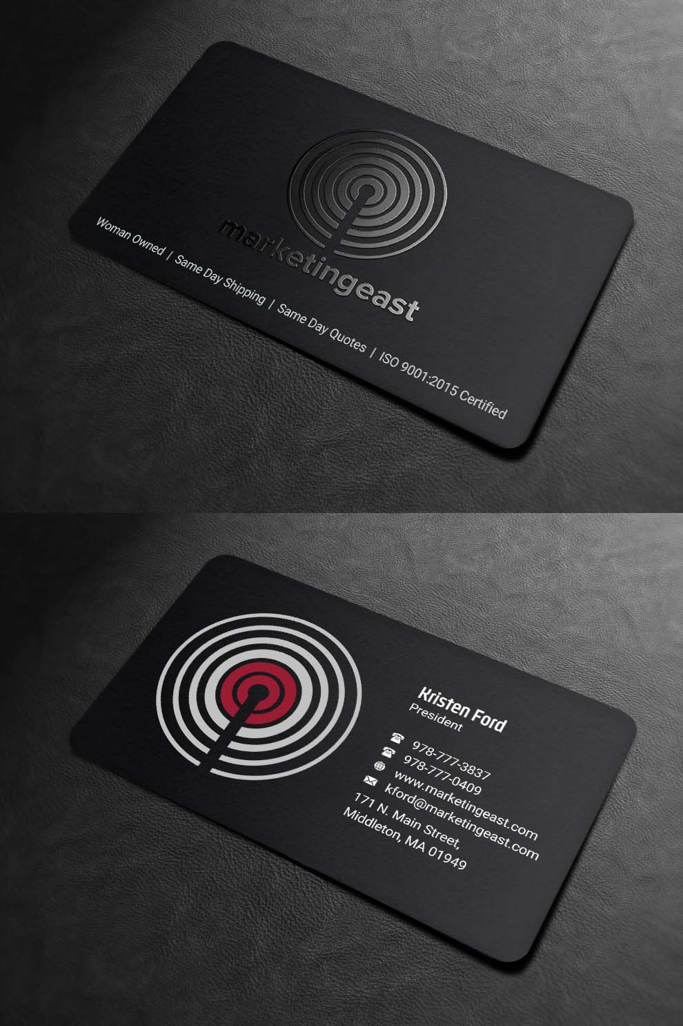 Business Card Design by INDIAN_Ashok for Marketing East | Design #23836408