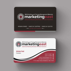 Design de Carte de Visite par INDIAN_Ashok pour Marketing East | Design : #23848768