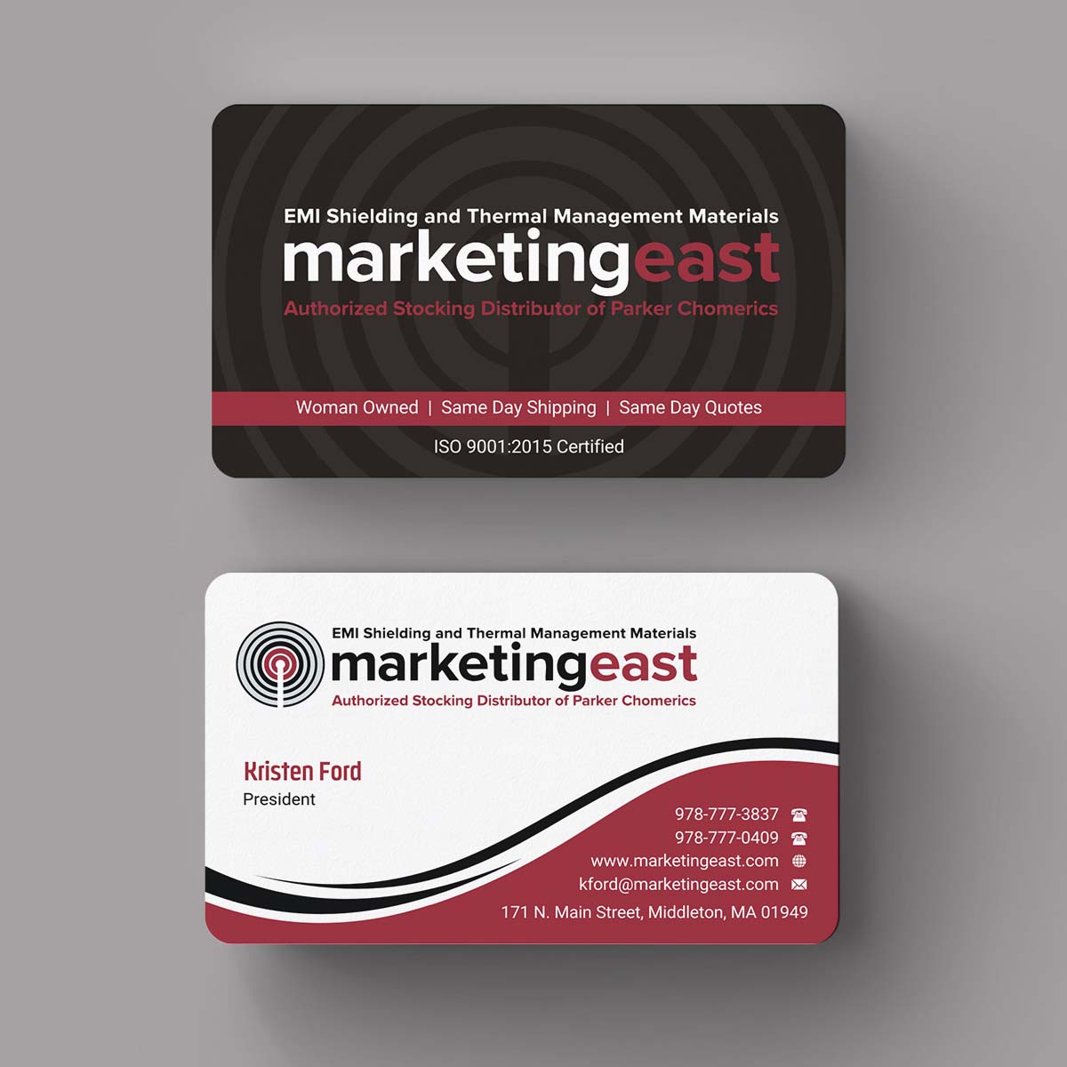 Design de Carte de Visite par INDIAN_Ashok pour Marketing East | Design : #23848769