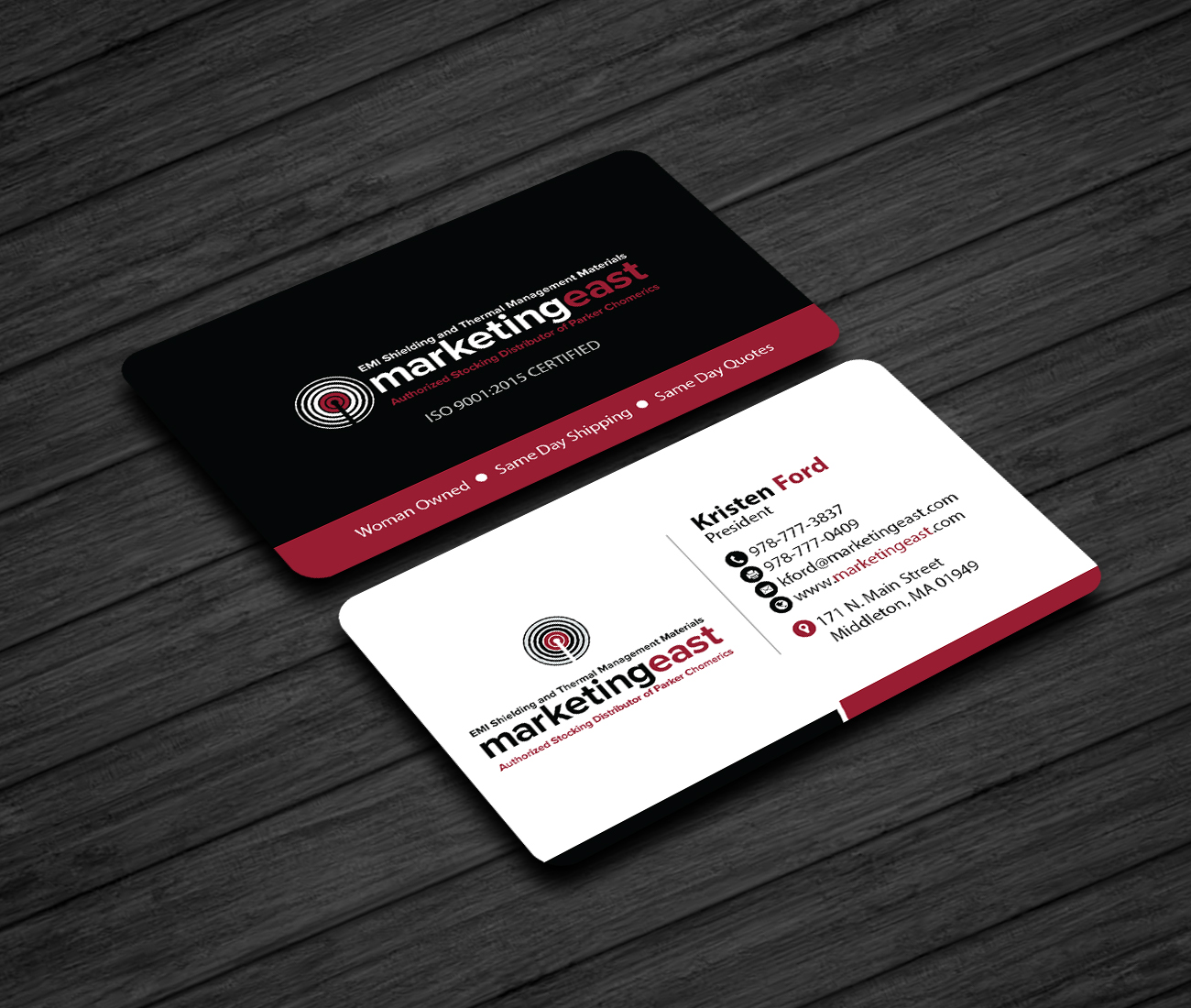 Design de Carte de Visite par Creations Box 2015 pour Marketing East | Design #23838236