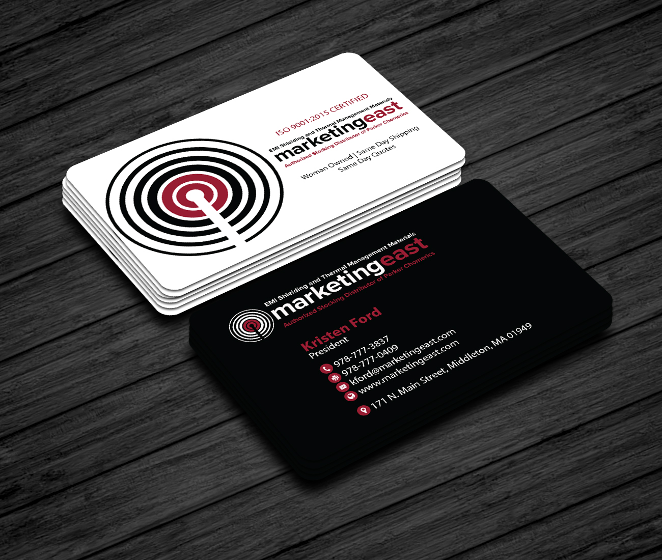 Design de Carte de Visite par Creations Box 2015 pour Marketing East | Design #23839571