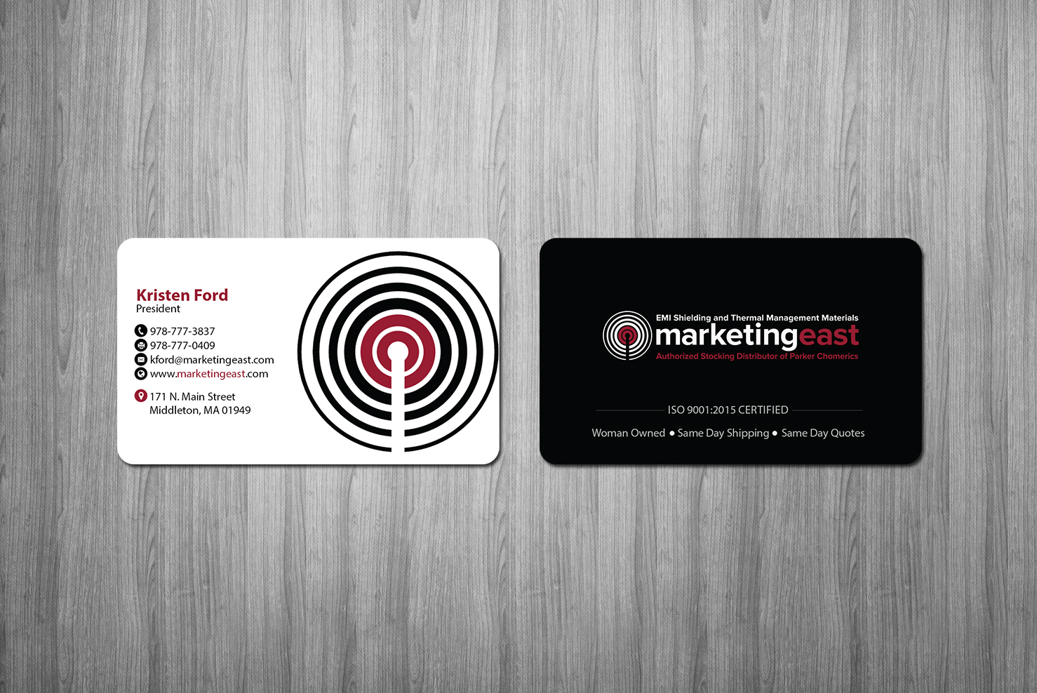 Design de Carte de Visite par Creations Box 2015 pour Marketing East | Design #23839573