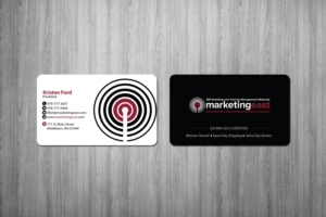 Design de Carte de Visite par Creations Box 2015 pour Marketing East | Design : #23839573