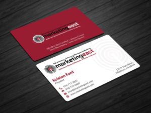 Visitenkarten-Design von Musa. A für Marketing East | Design: #23839872