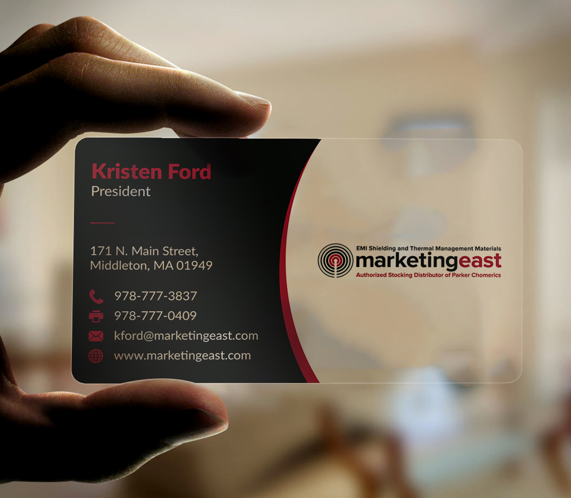 Business Card Design by Musa. A for Marketing East | Design #23839874