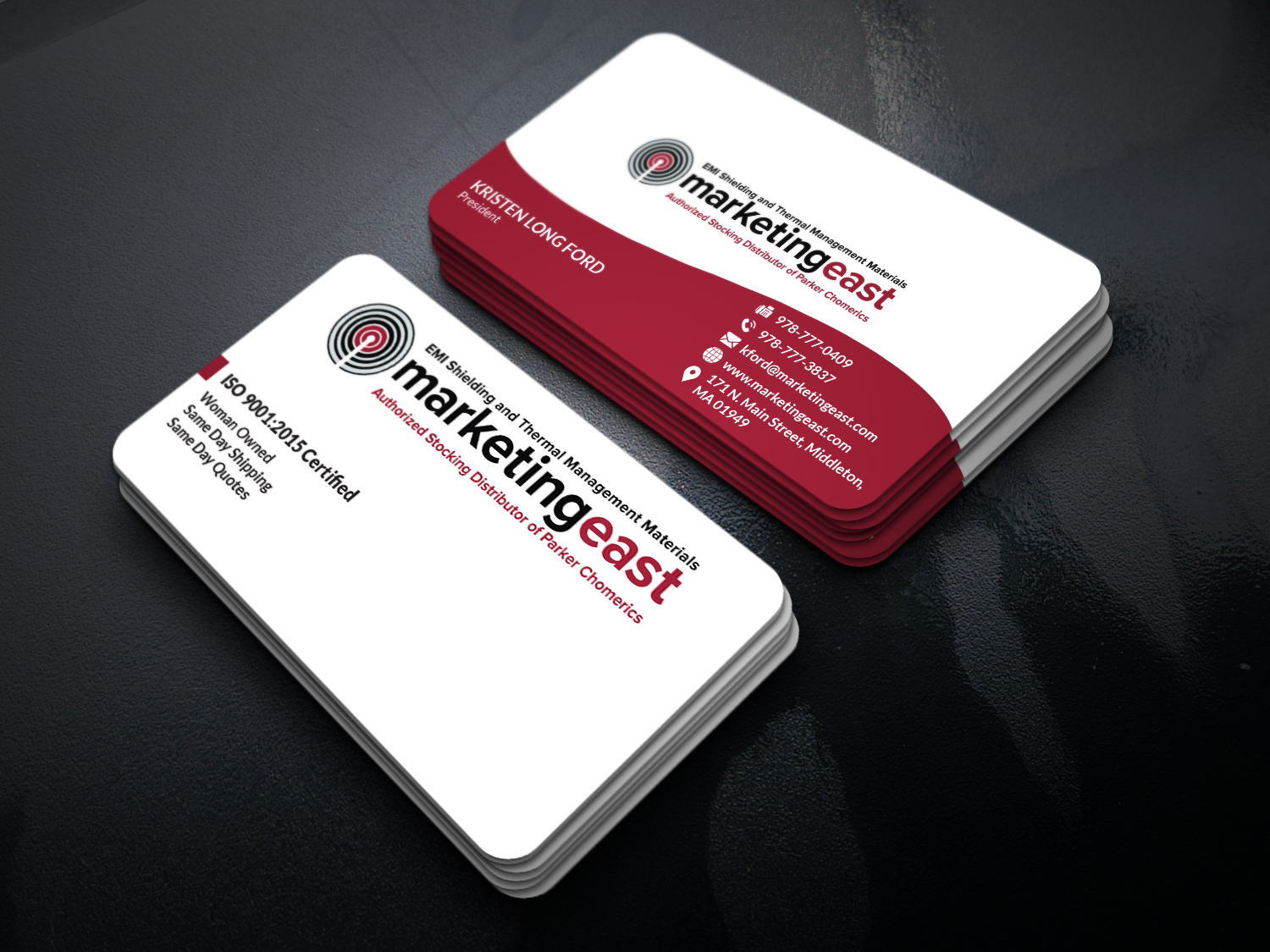 Business Card Design by Al Akram for Marketing East | Design #23840247