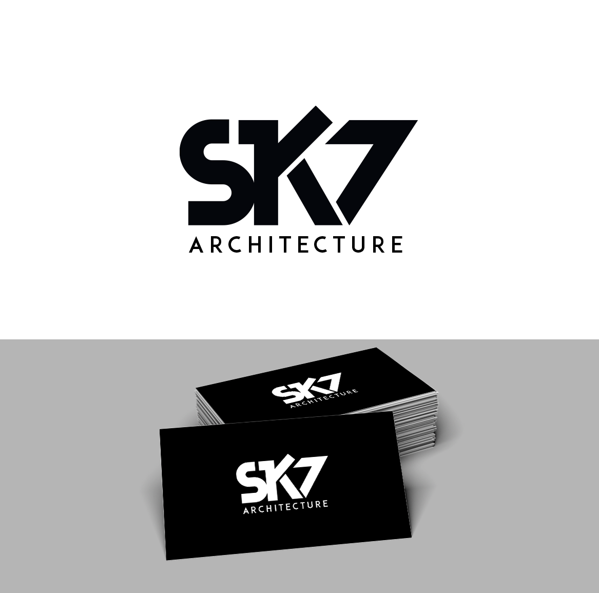 Logo Design by trufya for SK7 ARCHITECTURE | Design #23889091
