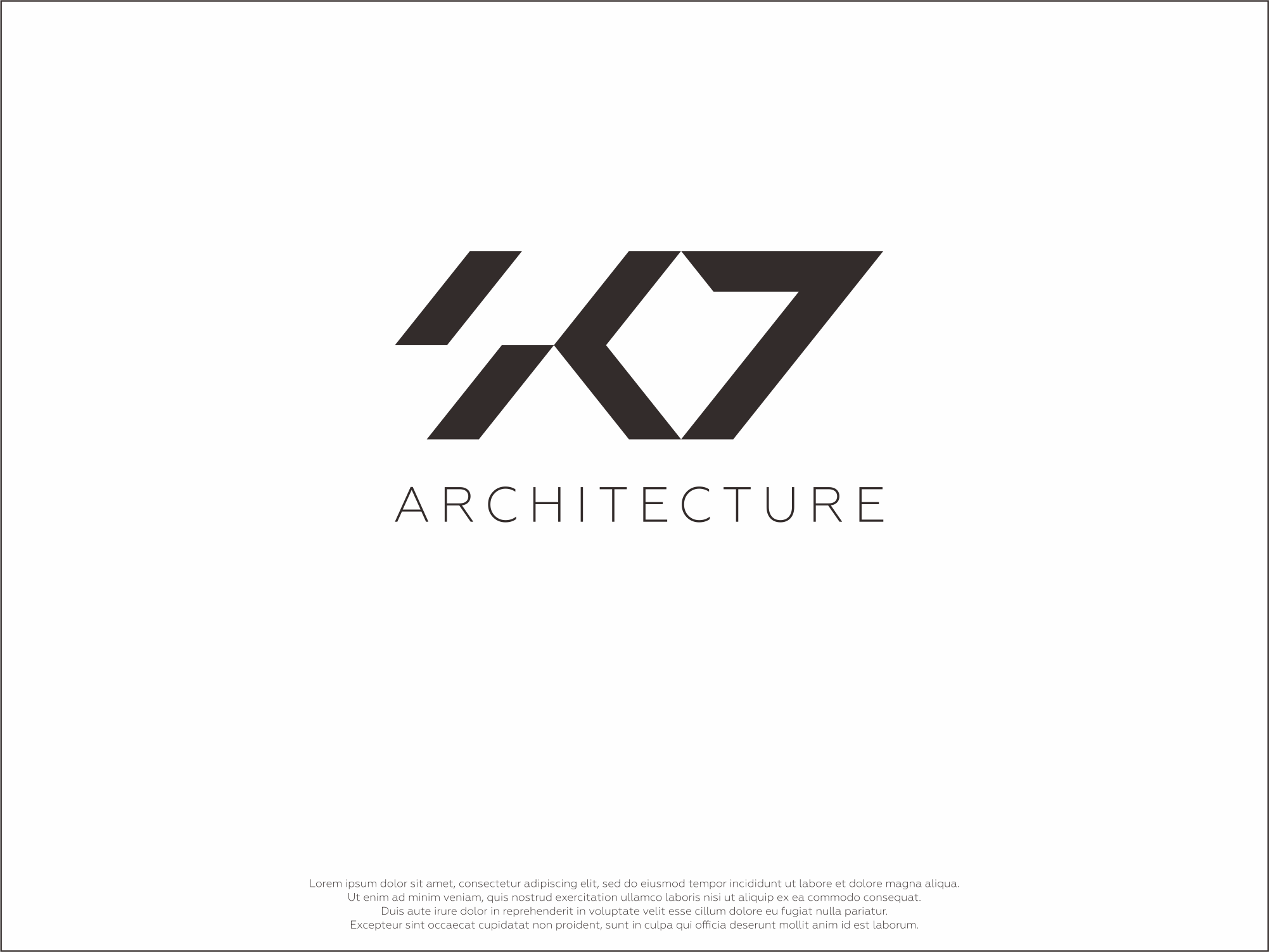 Logo Design by nusdofficial for SK7 ARCHITECTURE | Design #23863302
