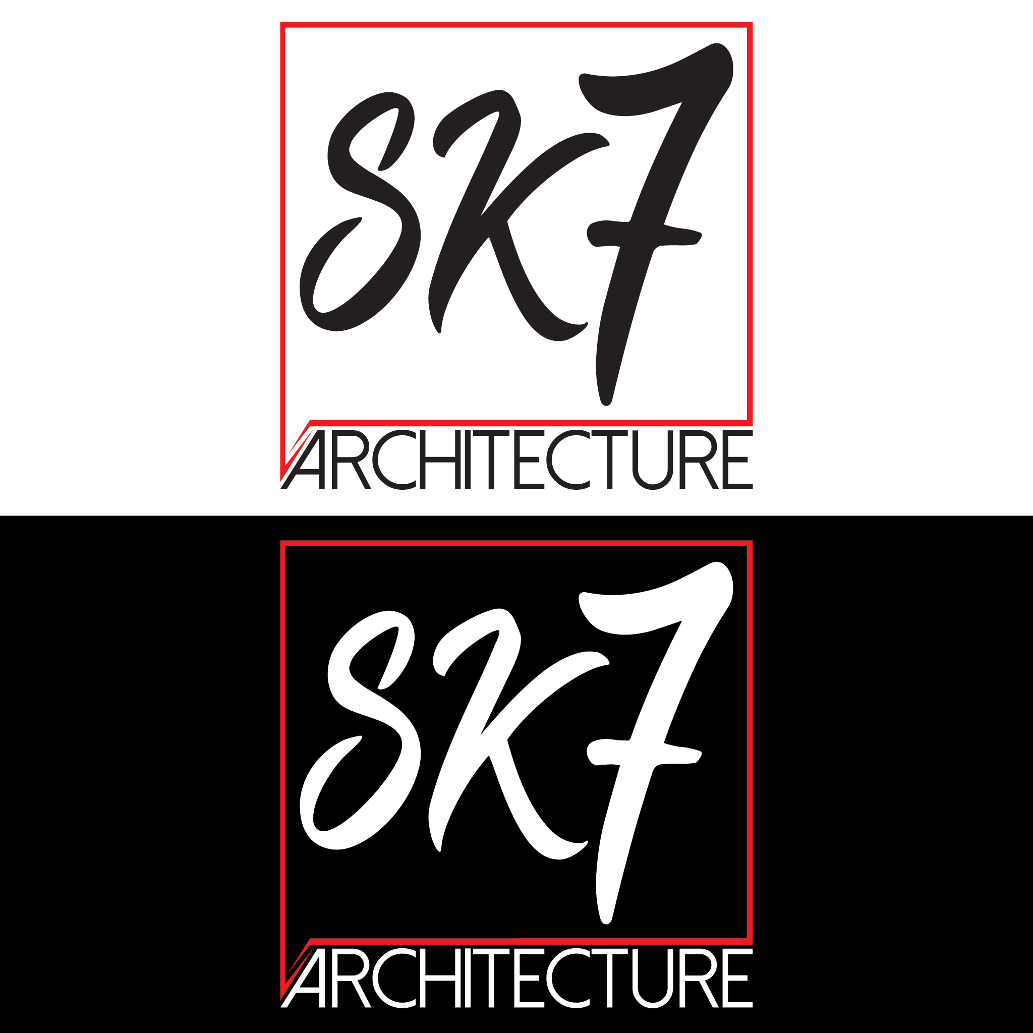 Diseño de Logo por Omar Khalil Walker para SK7 ARCHITECTURE | Diseño #23848110