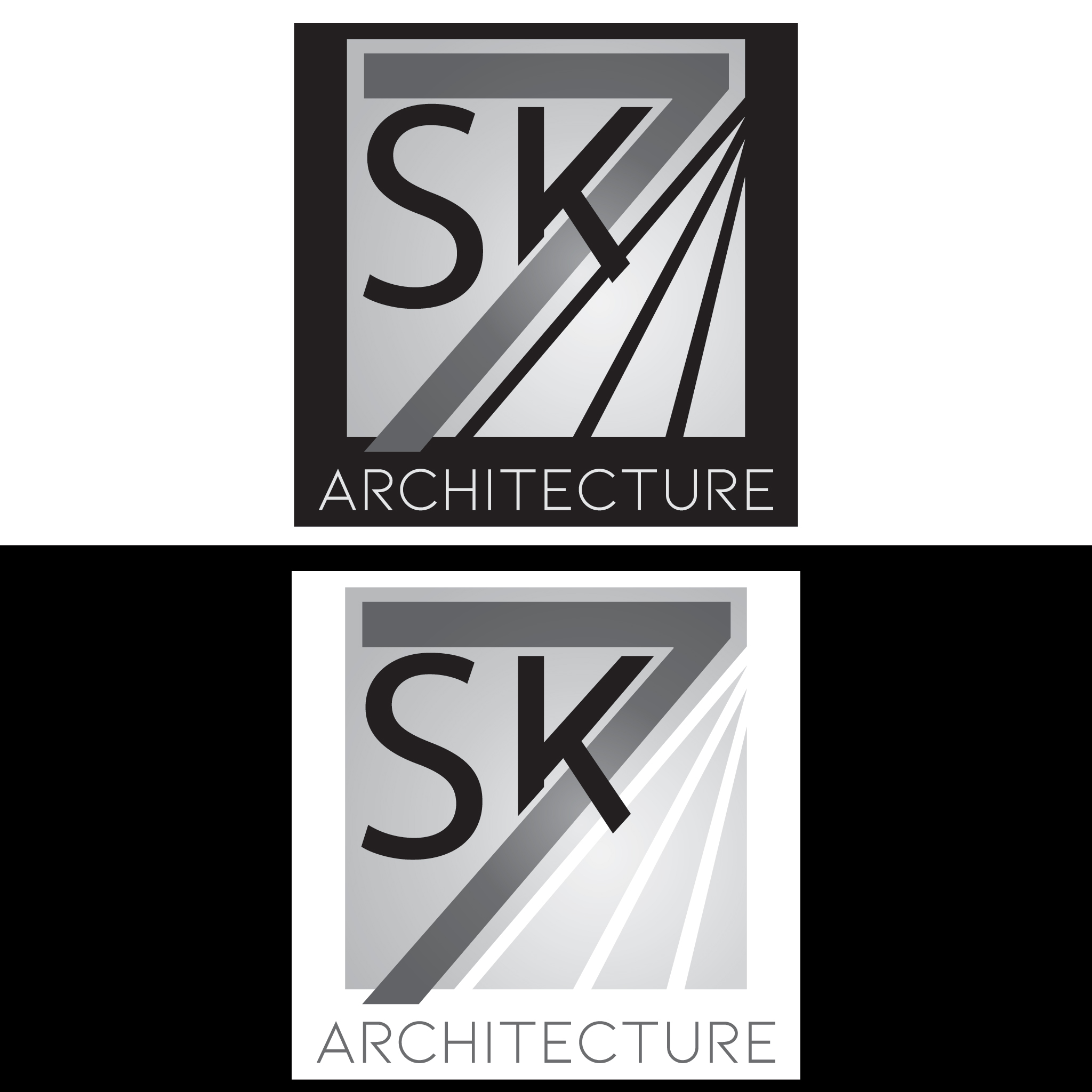 Logo Design by Omar Khalil Walker for SK7 ARCHITECTURE | Design #23848684
